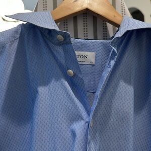 ETON
Light Blue Contemporary Fit Dress Shirt 42/ Neck 16.5. Zero Flaws!